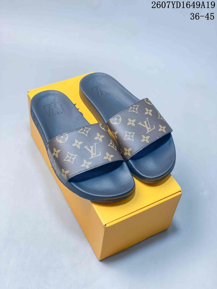 Louis Vuitton Monogram Platform Slide Sandals