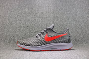 Nike Air Zoom Pegasus 35 Running Shoes, Grey/Crimson 942851-006