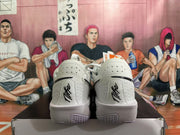 Nike White and Black Basketball Sneakers