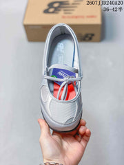 New Balance Flat Breeze Women's Mary Jane Sneakers Silver 711260QQT