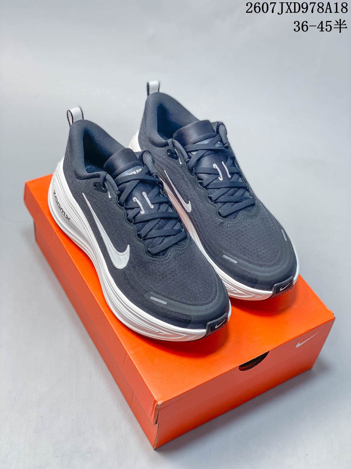Nike Vomero Plus Running Sneakers Dark Gray White 2607JXD978A18