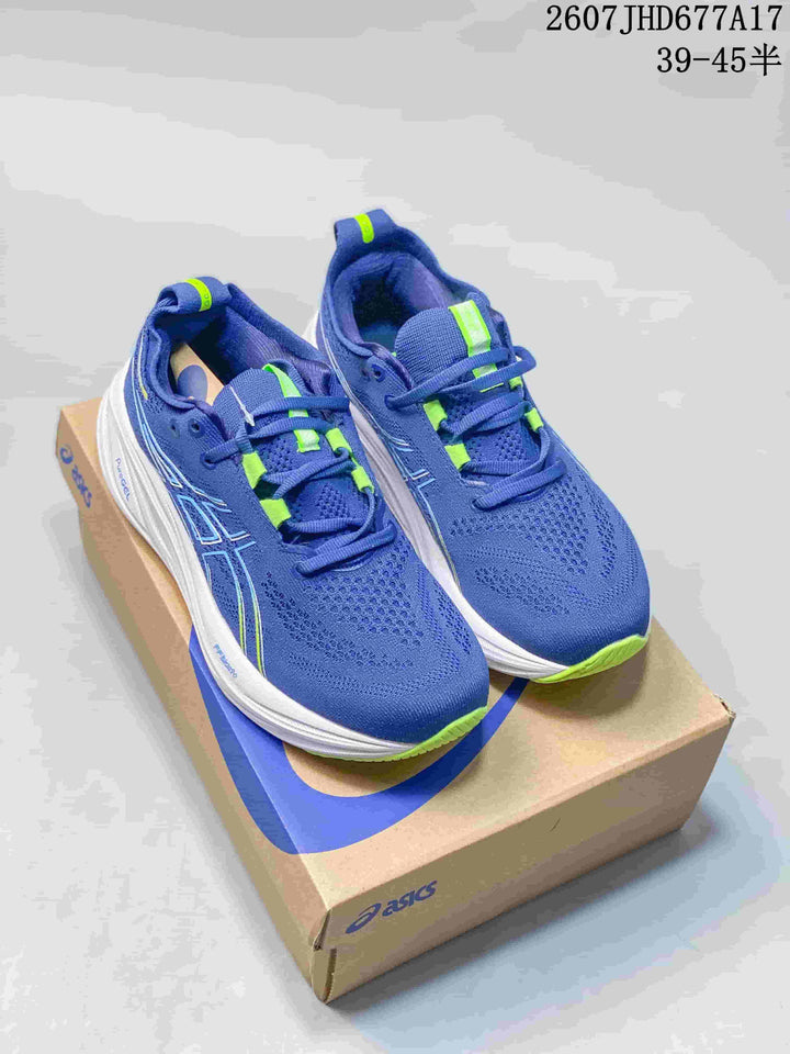 ASICS Gel-Nimbus 26 Blue Green Running Shoes