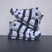 Nike Air More Uptempo Panda Black and White Sneakers
