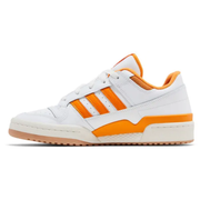 Adidas Men's White/Orange Forum Low CL Sneakers, IH7831 (No Box)
