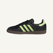 Adidas Originals Women's Black/Pulse Lime Samba OG Sneakers, JS1387