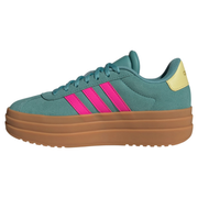 Adidas Originals Kids Teal/Pink VL Court Bold Sneakers, JQ4482