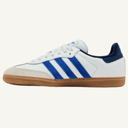Adidas Originals Men's White/Blue/Navy Samba OG Snekaers, JH5632 (No Box)
