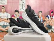 Basketball Sneakers Black White Gray Low-Top