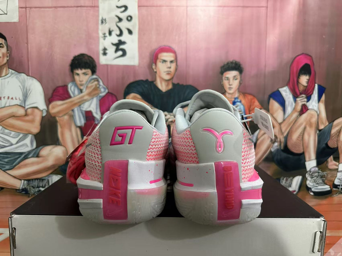 Nike GT Basketball Shoes in Gray and Pink