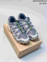 Salomon SPEEDCROSS 3 Trail Running Shoes Gray Lime 2607GGD395A15