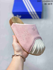adidas Adimule Pink Closed-Toe Mule Sneakers