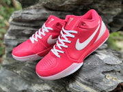 Nike Kobe 4 Basketball Shoes in Bright Pink and White