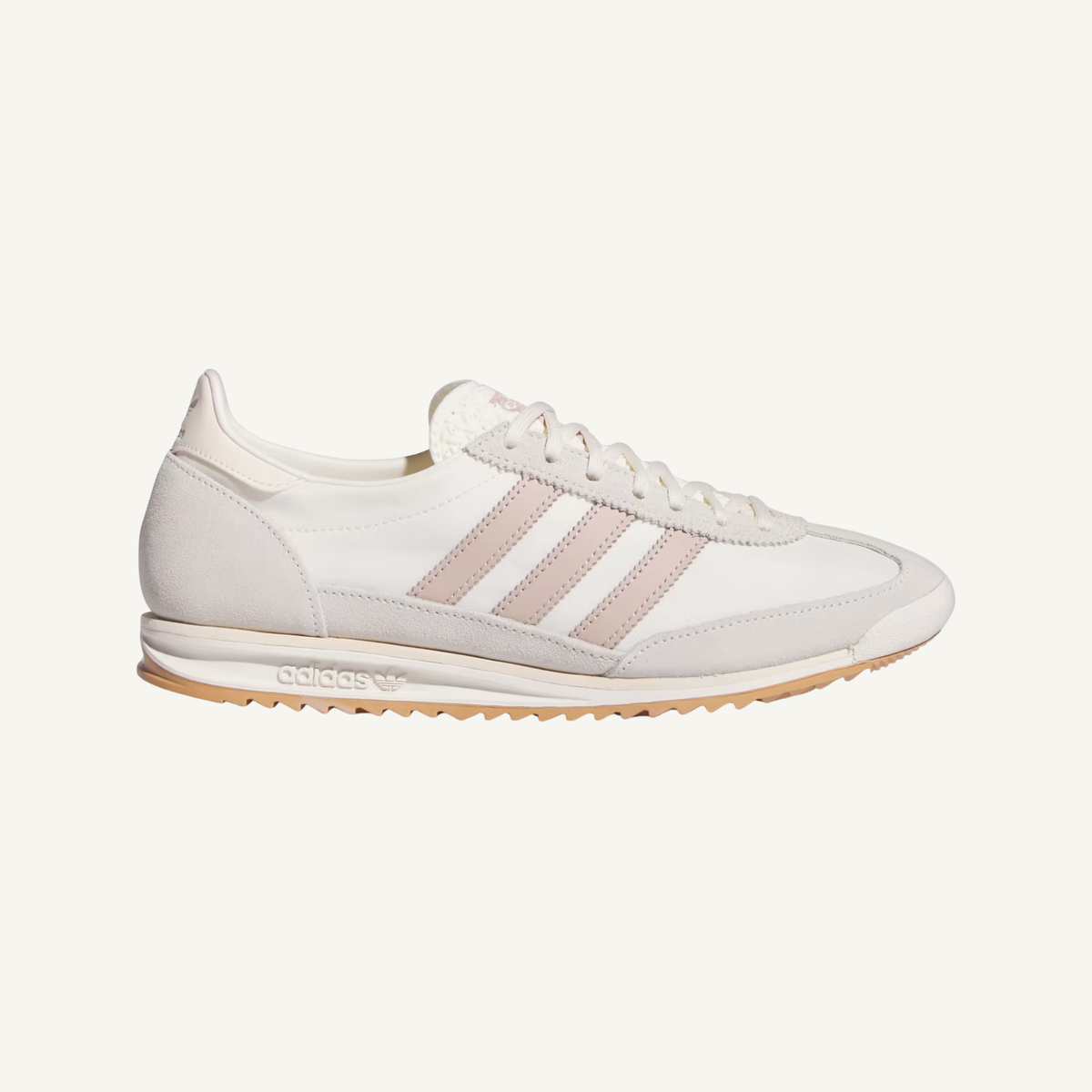 Adidas Originals Women's Beige/Pink SL 72 OG Sneakers, JH7394 (No Box)