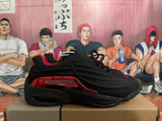 Nike Shox R4 Black and Red Sneakers