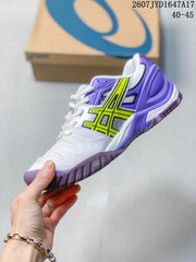 ASICS GEL-RESOLUTION 5 Tennis Shoes White Purple 2607JYD1647A17