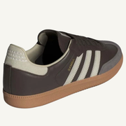 Adidas Originals Men's Brow/Putty Grey Samba OG Sneakers, ID1481