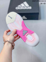 adidas Dropset 4 Training Shoes White Pink Gray