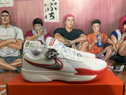 Nike GT Cut 3 Basketball Shoes White Red Silver