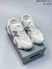 New Balance 9060 Mule Sneakers White Navy