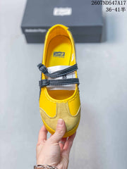 ASICS Onitsuka Tiger MEXICO 66 Yellow Mary Jane Sneakers