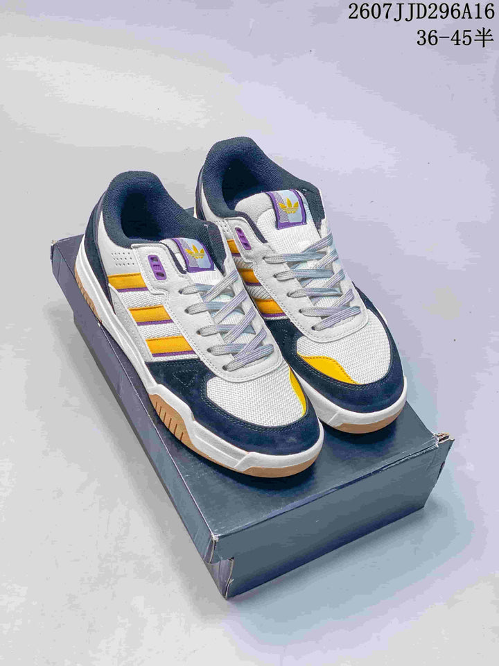 adidas Tekkira Cup Sneakers White Navy Yellow Purple