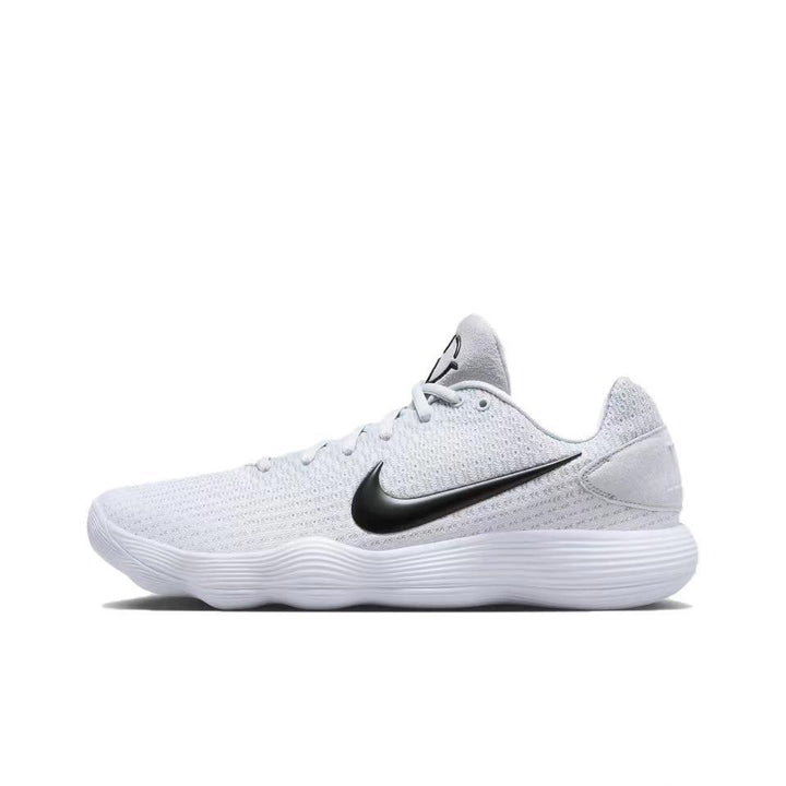Nike Basketball Sneakers, White with Black Swoosh