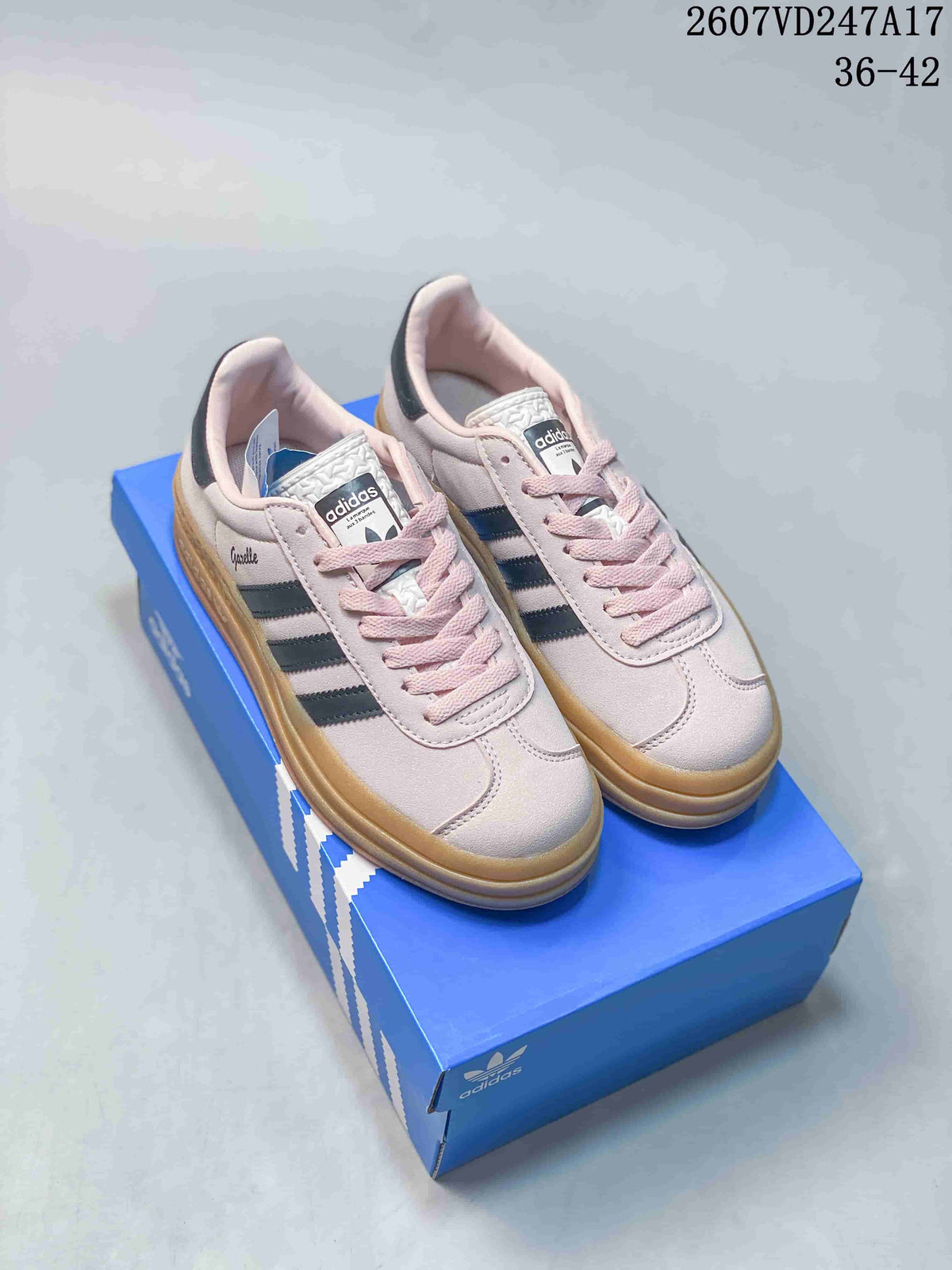 adidas Gazelle Bold Women's Sneakers Pink Black Gum