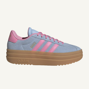 Adidas Originals Kids Blue/Pink VL Court Bold Sneakers, JQ1712