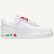 Nike Women's White Air Force 1 'Roses' Sneakers, IF0498 100