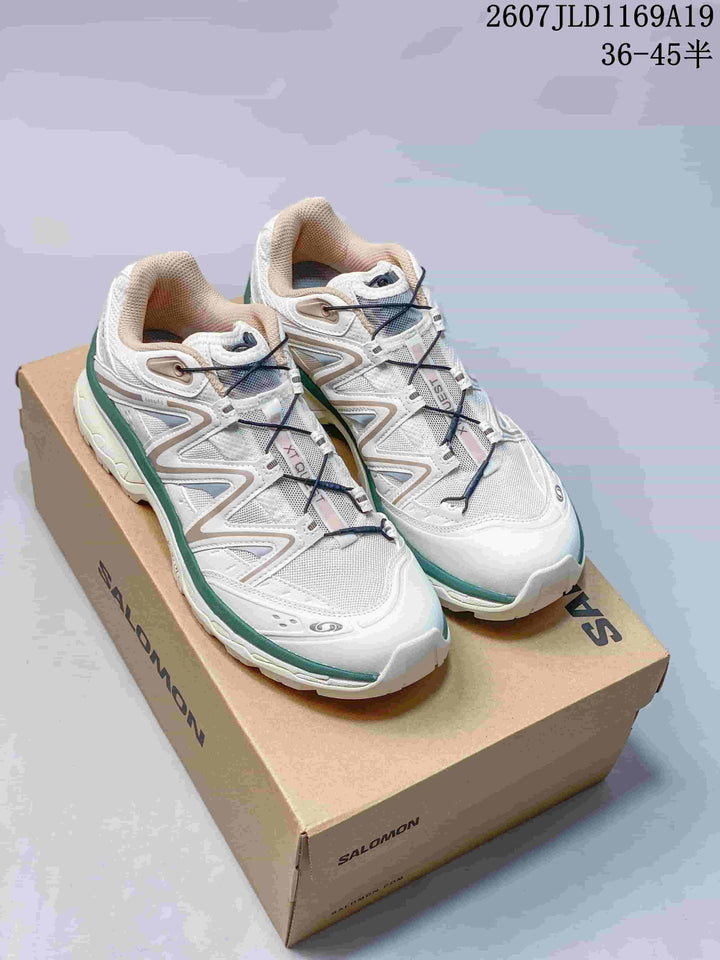 Salomon XT-Quest Trail Sneakers White Green Pink 2607JLD1169A19