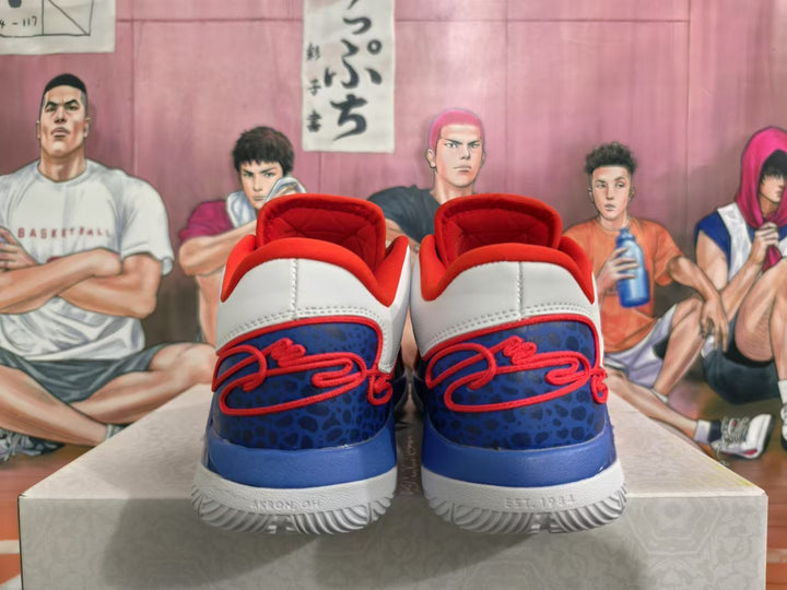 Nike Basketball Shoes White Blue Red