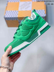 Louis Vuitton Trainer Sneakers Green 2607HYD1823A13