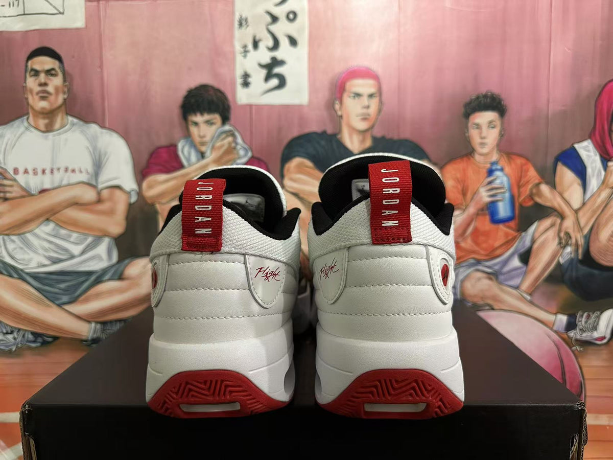 Jordan White Black Red Basketball Sneakers