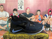 Nike Basketball Sneakers Black Blue