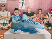 Basketball Sneakers in Sky Blue, White and Blue