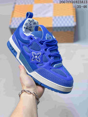Louis Vuitton Trainer Sneakers Blue 2607HYD1823A13