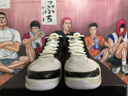 Basketball Sneakers in Black, Yellow, and Cream