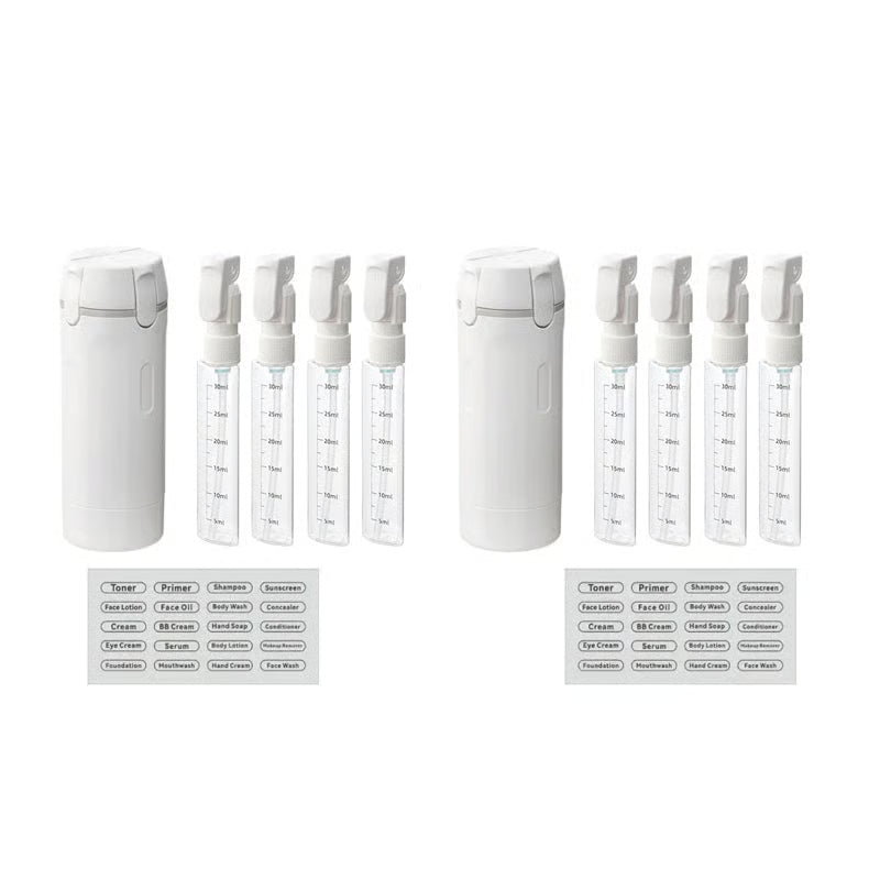 4-in-1 Leakproof Rotatable Travel Dispenser Set