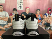 Jordan White Black Basketball Sneakers