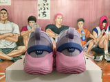 Pink and Lavender Basketball Sneakers