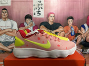 Nike Basketball Shoes in Pink and Volt Yellow
