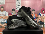 adidas Black Silver Basketball Sneakers