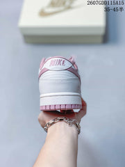 Nike Dunk Low Retro White Pink Custom Sneakers 2607GDD115A15