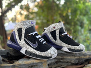 Nike Zoom LeBron 2K5 Black Grey Blue High-Top Sneakers