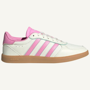 Adidas Women's White/Bliss Pink Breaknet Sleek Sneakers, JH6879 (No Box)