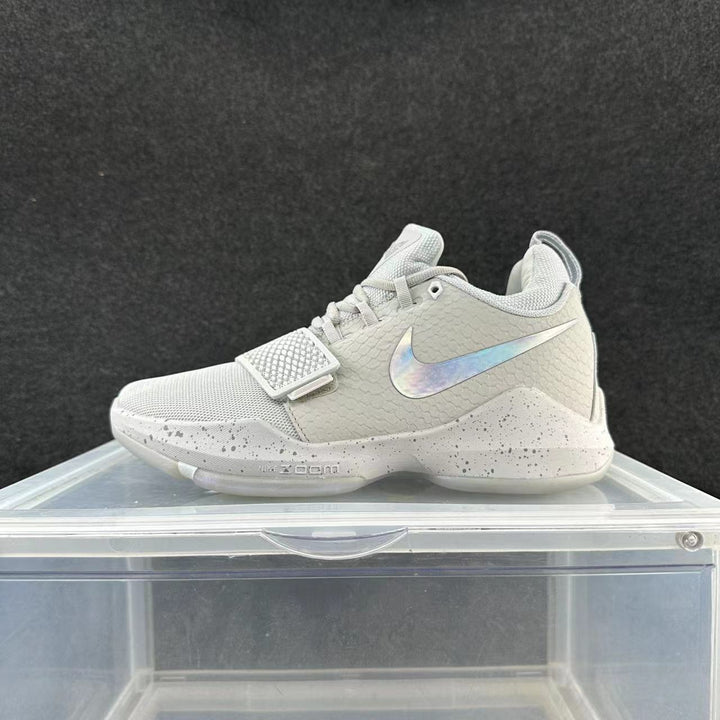 Nike Zoom Basketball Shoes in Gray and White