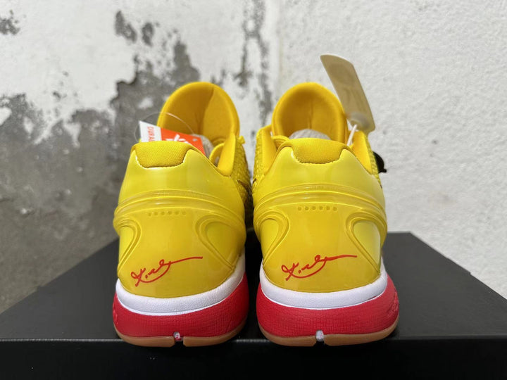 Nike Kobe 6 Protro SpongeBob Basketball Shoes Yellow
