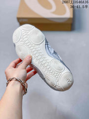 ASICS Hypersync Silver Low-Profile Retro Sneakers
