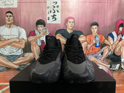 Adidas Basketball Shoes Black and Dark Gray High-Top