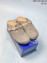 Birkenstock Boston Closed-Toe Mule Taupe